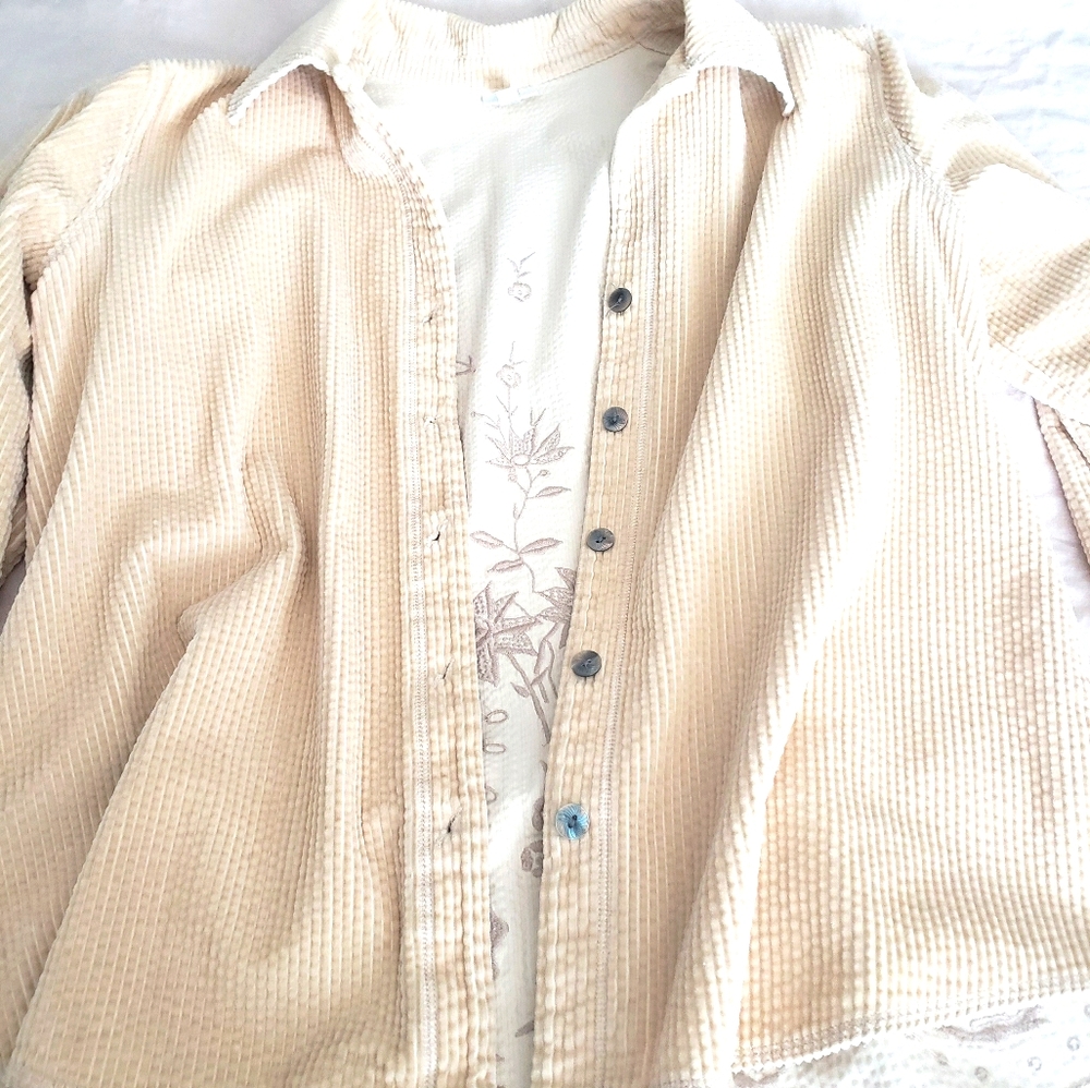 Corduroy lightweight jacket/shirt EUC